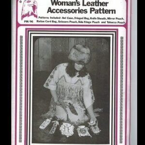Vintage Eagle View Women's Leather Accessories Sewing Pattern - Pouches, Cases
